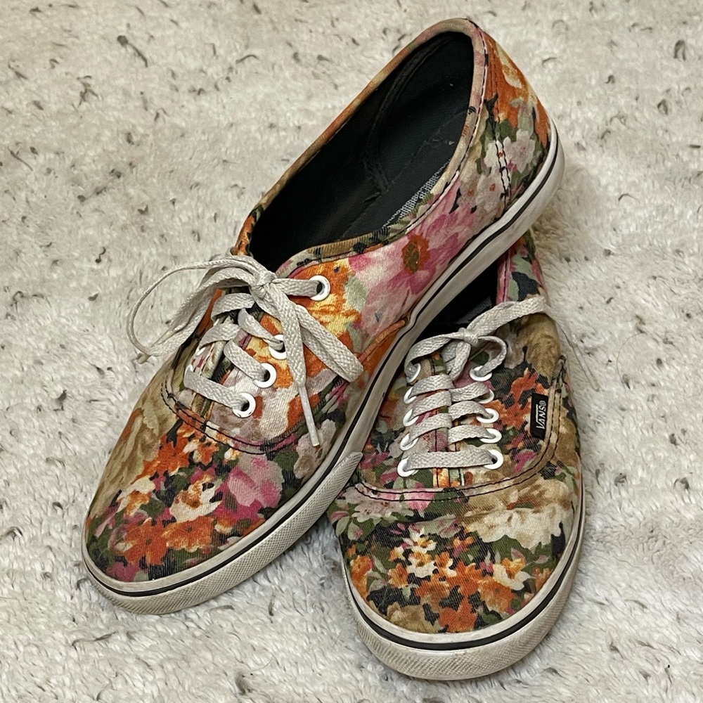 Vans Watercolor Floral Shoes